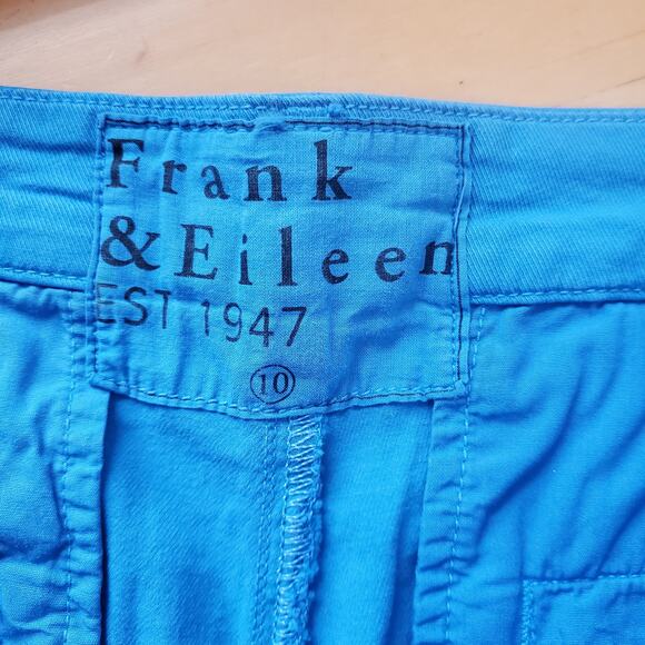 Frank & Eileen Wicklow The Italian Chino Pants Azul Blue Performance Twill 10 - Picture 7 of 9